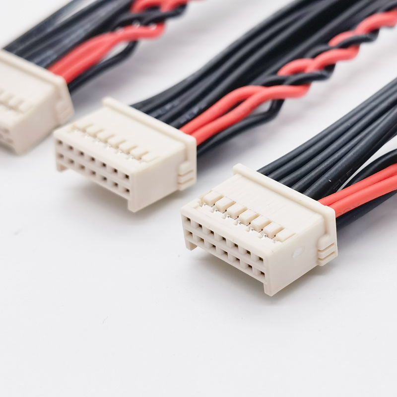MOLEX端子线501646-1400双排端子线2.0mm 机器人滚刷电机连接线
