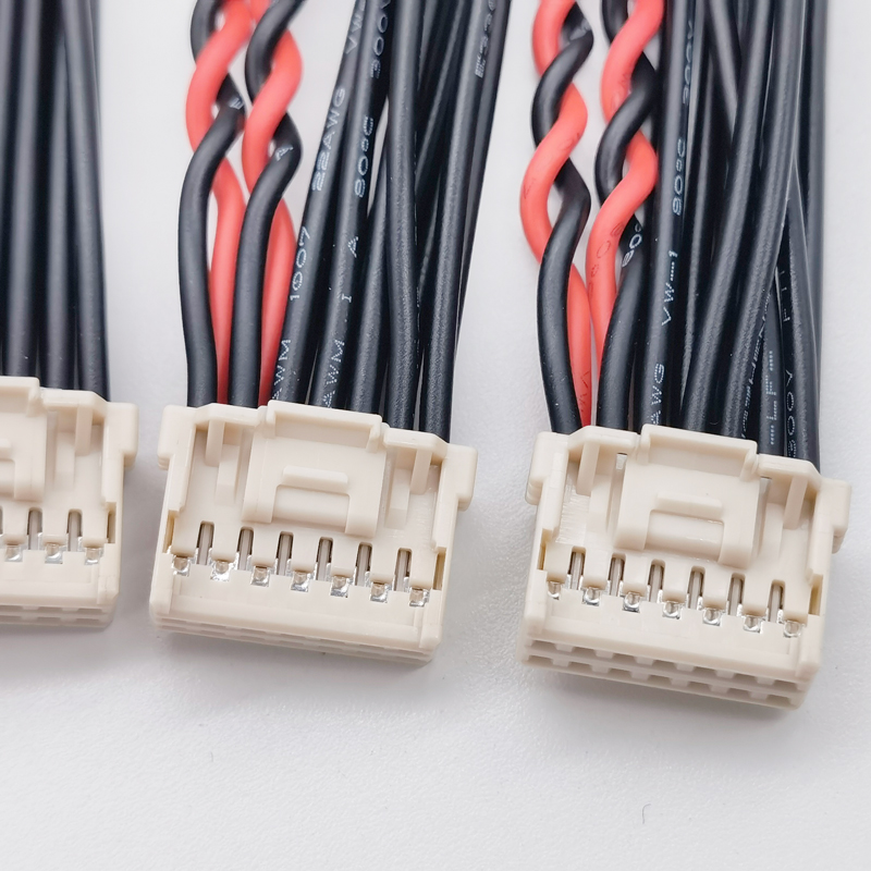 MOLEX端子线501646-1400双排端子线2.0mm 机器人滚刷电机连接线