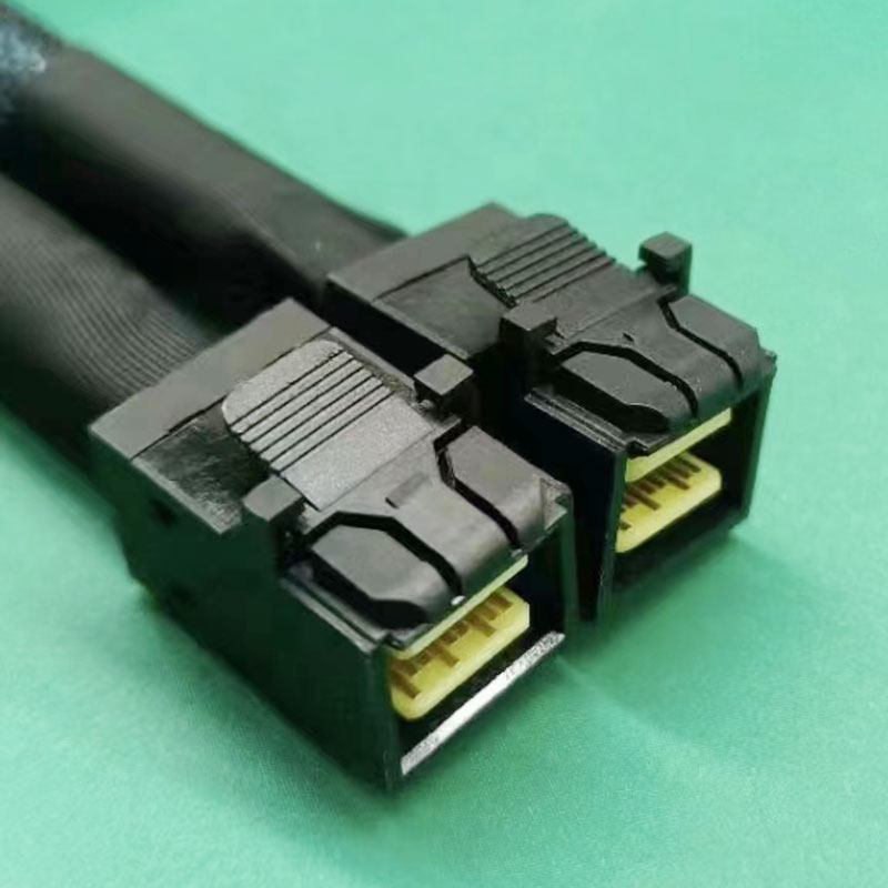 mini sas线sff8643转sff8643 主机总线连接8643sas背板扩展数据线