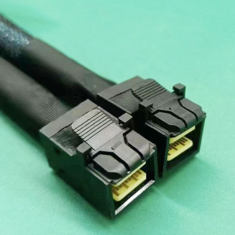 mini sas线sff8643转sff8643 主机总线连接8643sas背板扩展数据线