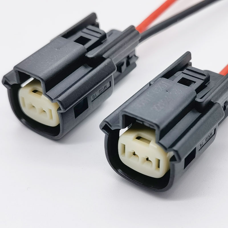 MOLEX 连接器33471-0201 汽车防水插头线束加工定制MCU汽车线束