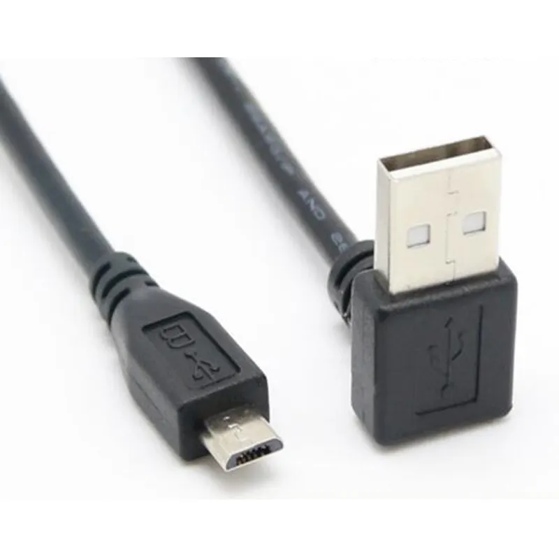 Micro USB弯头90度线束 USB成型连接端子线 USB数据线