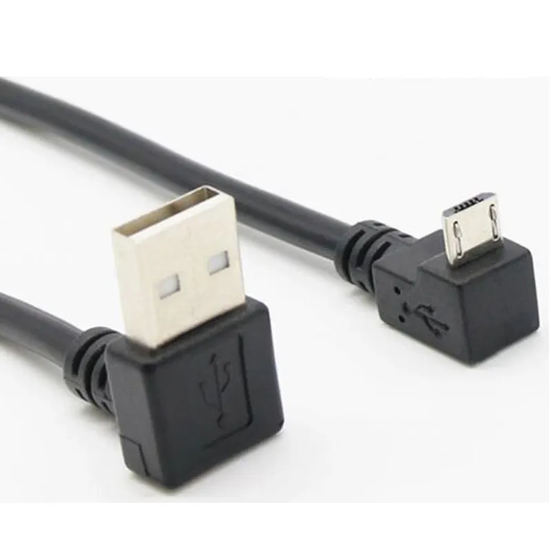 Micro USB弯头90度线束 USB成型连接端子线 USB数据线