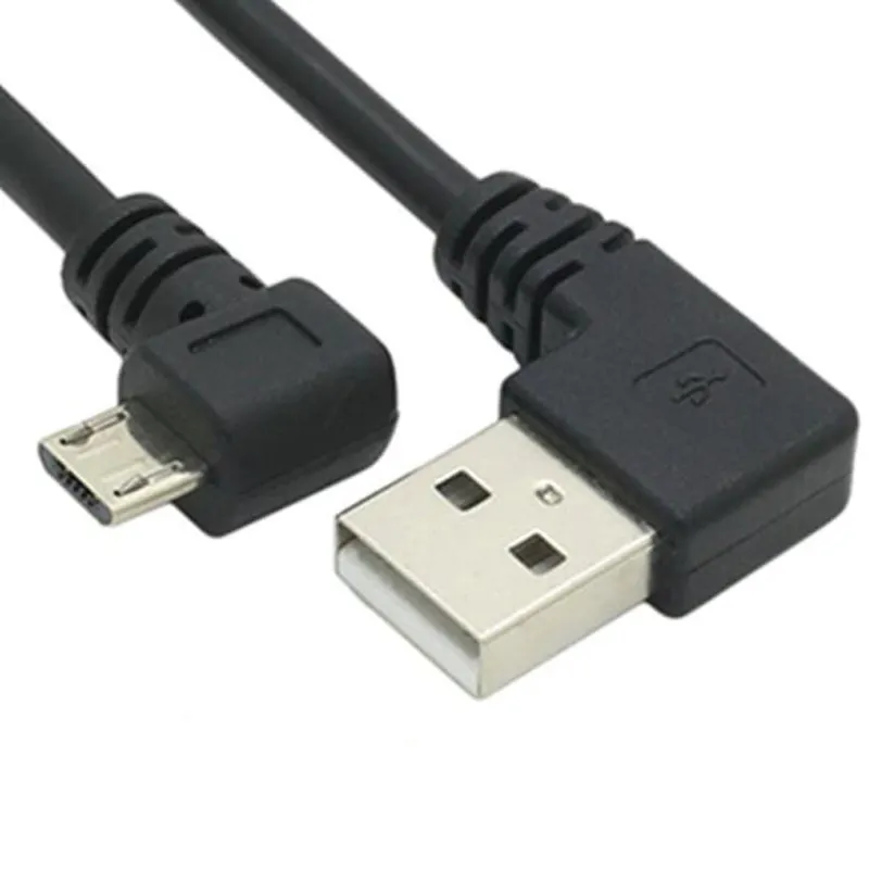 Micro USB弯头90度线束 USB成型连接端子线 USB数据线