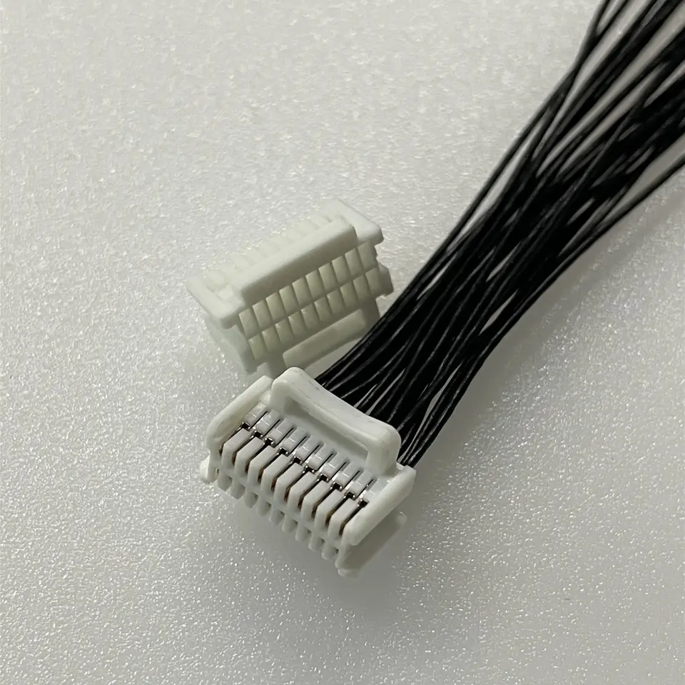HRS DF50-30DS-1C广濑1.0mm间距双排显示屏连接端子线线束 电源线