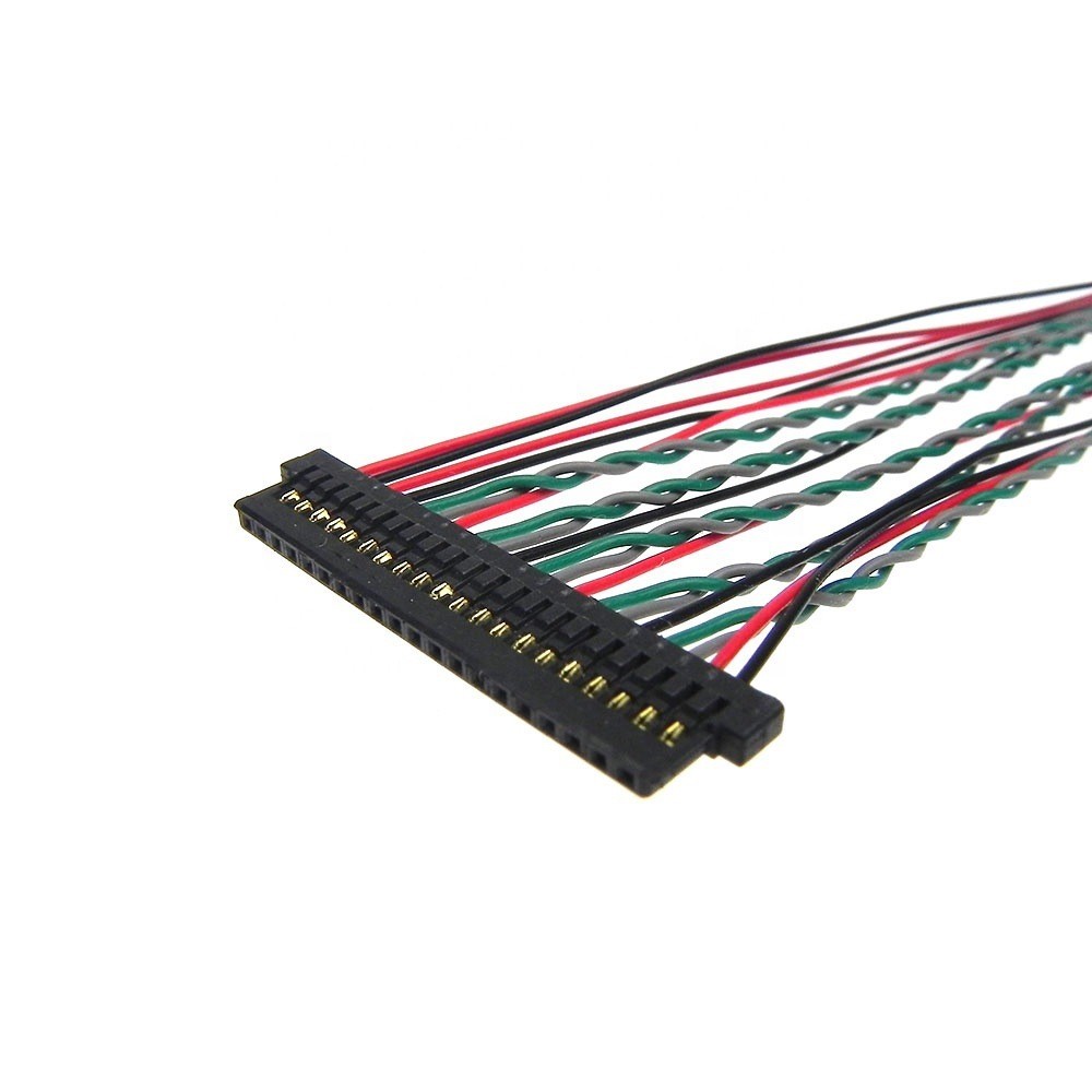 东莞高温电线 JAE连接器 FI S20S LVDS线束EDP屏线端子线生产加工