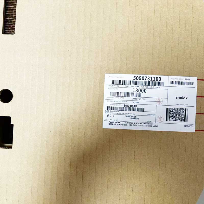 Molex5050731100 TermiMate压接端子插座 1.2mm压接505073端子