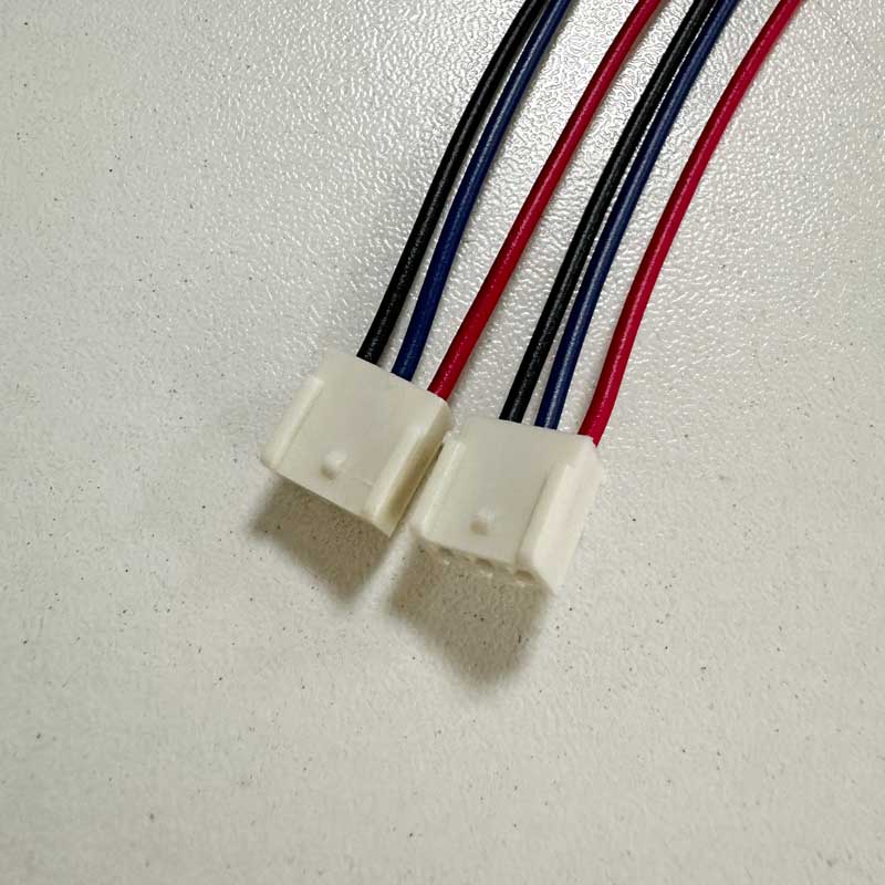 TJC9-3Y条形连接器 25012线对板2.5mm汽车连接线束 TJC9-3P端子线