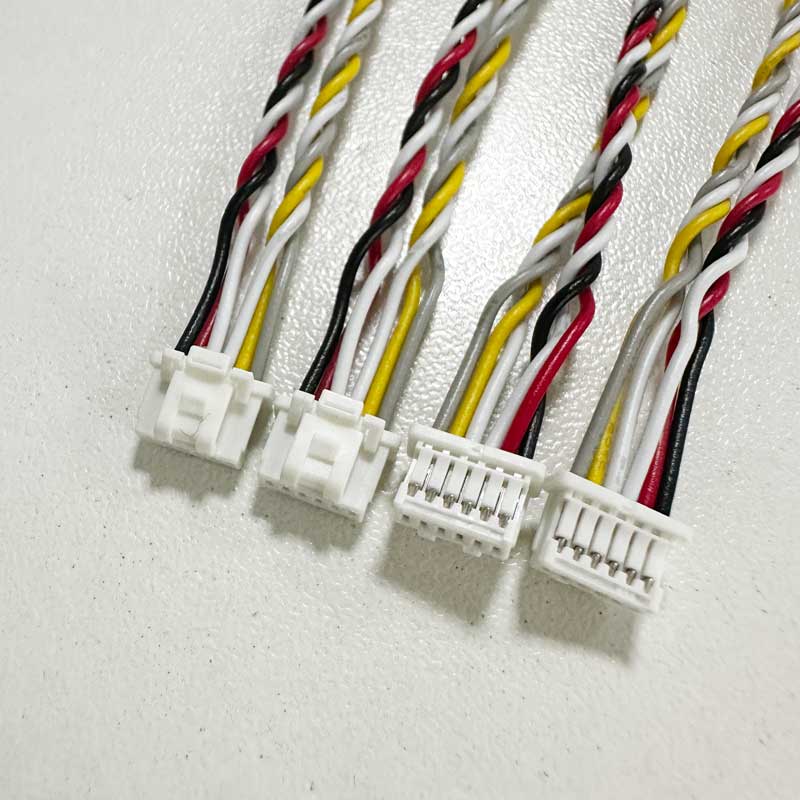 molex5013300600 1.0mm带扣电池端子连接线束 1.0间距压线端子线