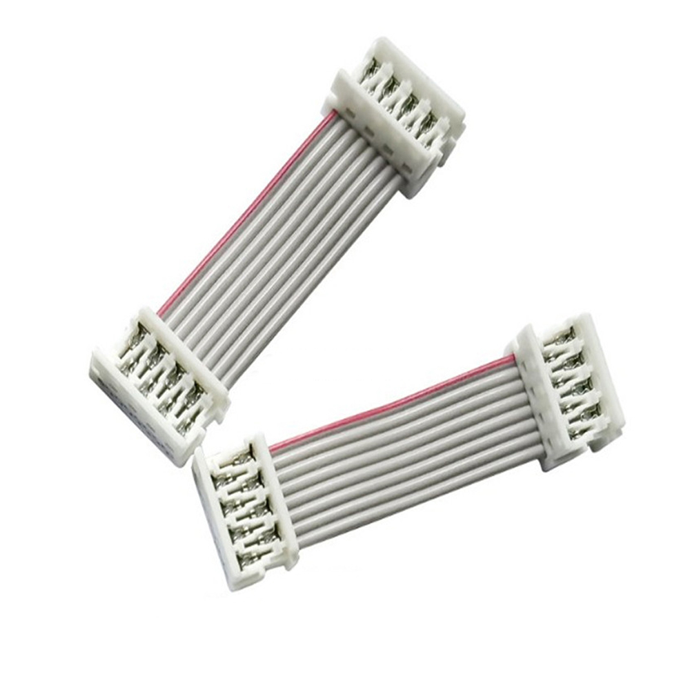 IDT 90327白色连接器1.27间距IDC刺破线扁平灰排线新能源汽车