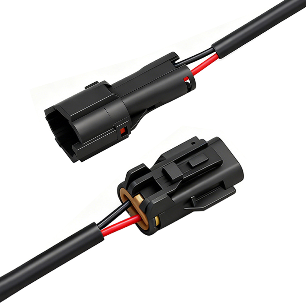 DJ7022Y-22-11 公母插头连接线 2464 22AWG 电子线 汽车防水连接器 电缆组件