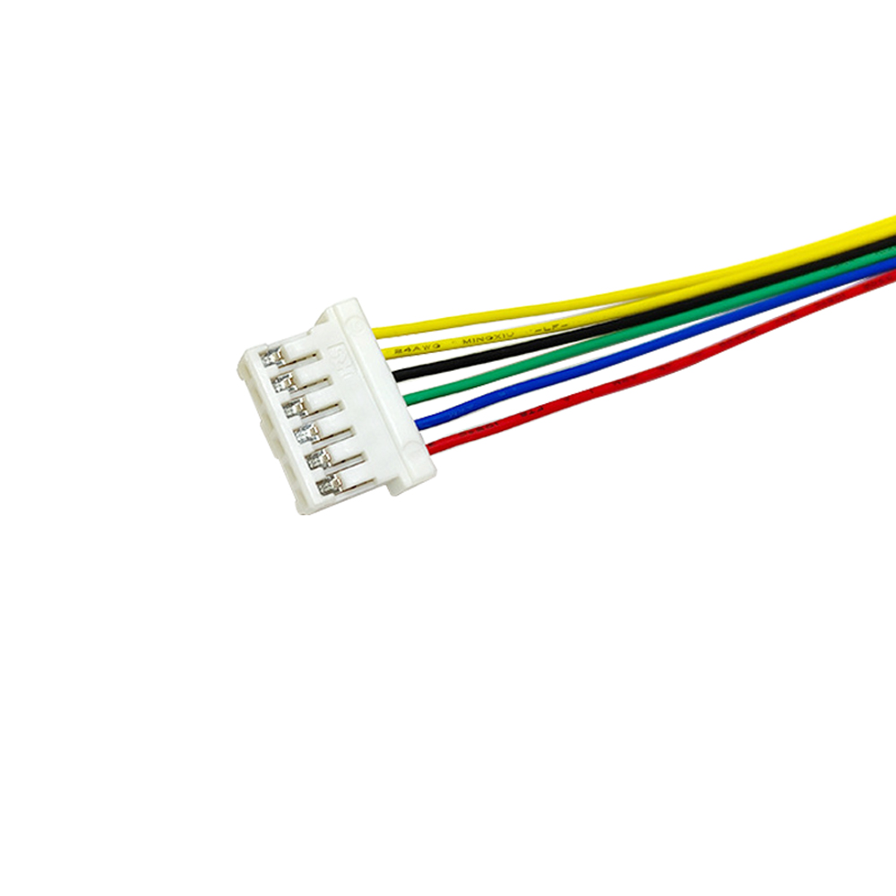 HRS DF1E-6S-2.5C 端子线 2.5 间距 6P 汽车新能源电池连接线
