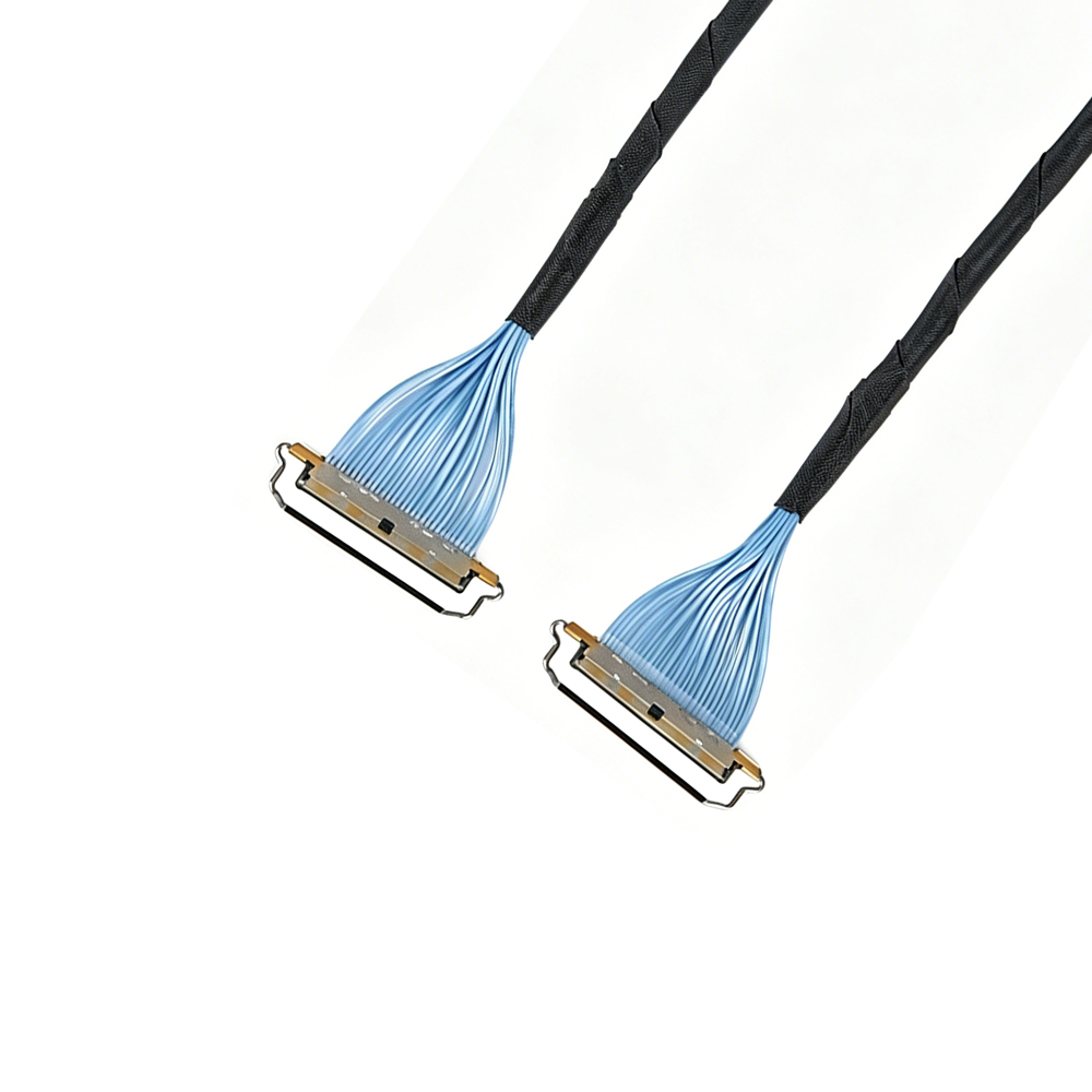 极细同轴线 DF81-40P-44AWG 0.4mm 间距 HRS 高清屏线信号连接线