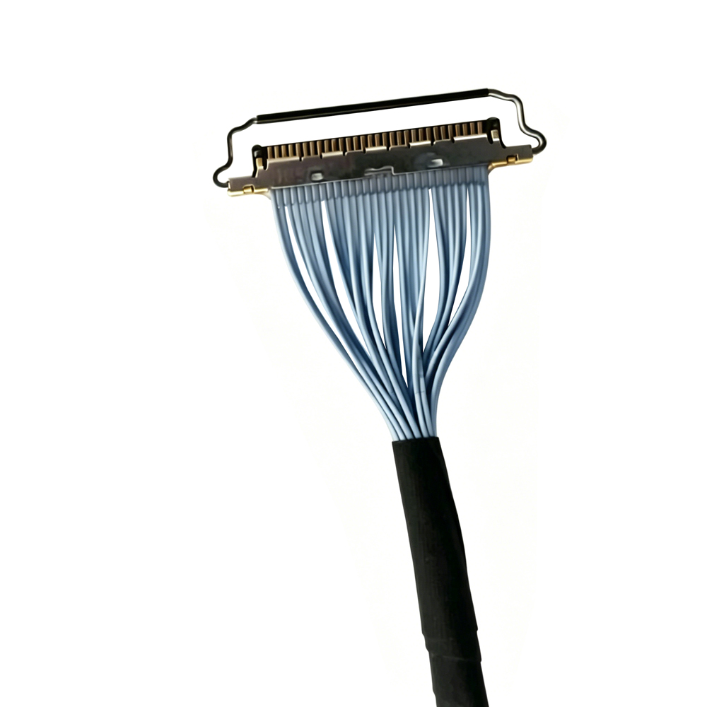 极细同轴线 DF81-40P-44AWG 0.4mm 间距 HRS 高清屏线信号连接线