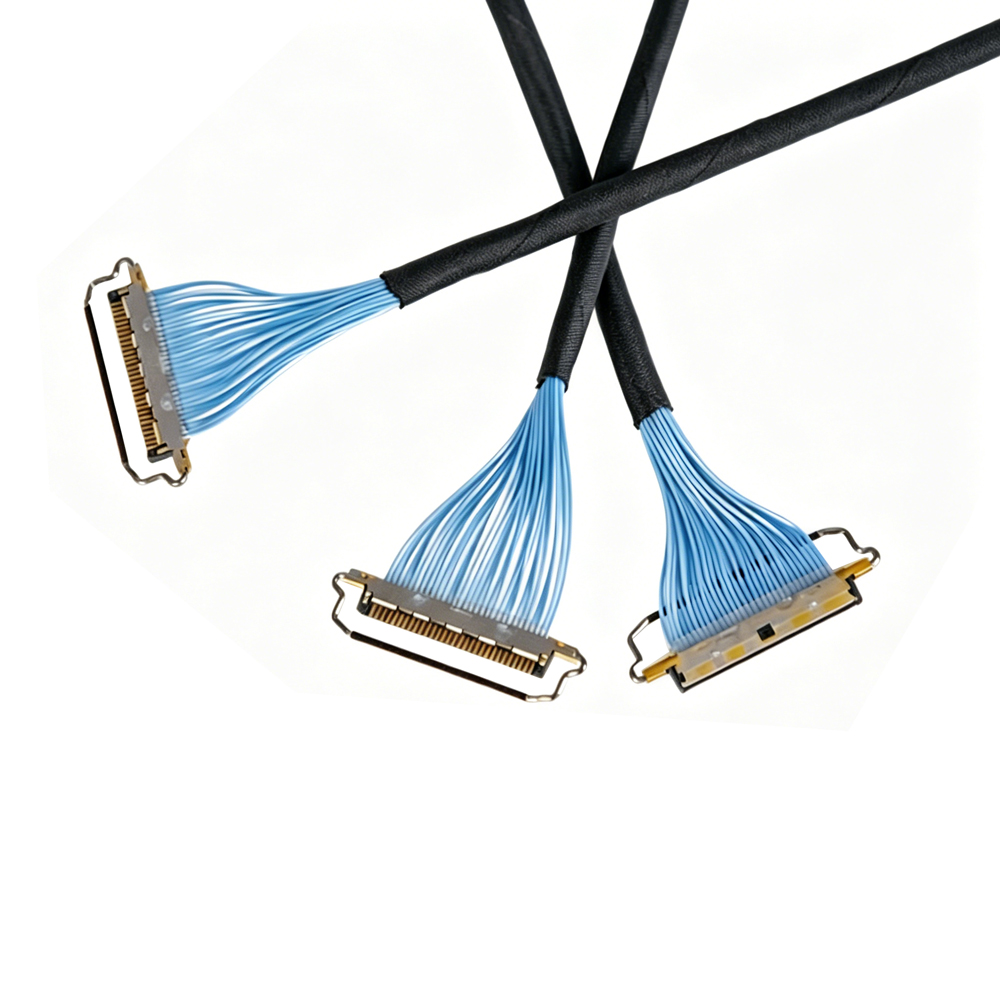 极细同轴线 DF81-40P-44AWG 0.4mm 间距 HRS 高清屏线信号连接线